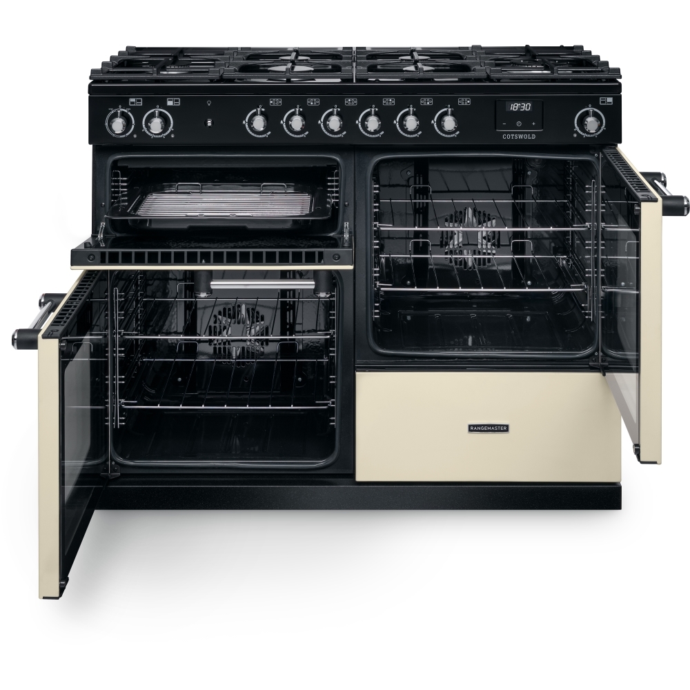 Rangemaster COTO110DFPPCR/CM1 110cm Dual Fuel Range Cooker, A Rated
