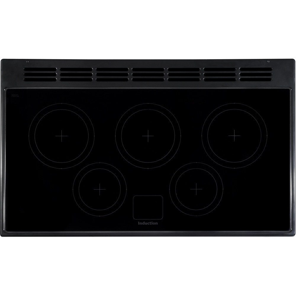 Rangemaster CL100EIPPCR/CM1 100cm Induction Range Cooker Classic Pale Cream / Chrome, A Rated