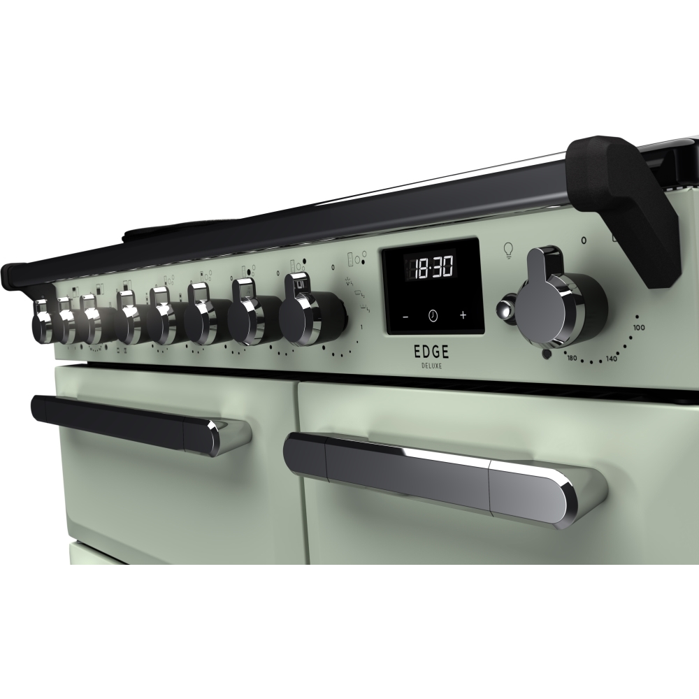 Rangemaster ESDL90EIPMNT/CM1 90cm Induction Range Cooker Estel Deluxe Mint / Chrome, A Rated