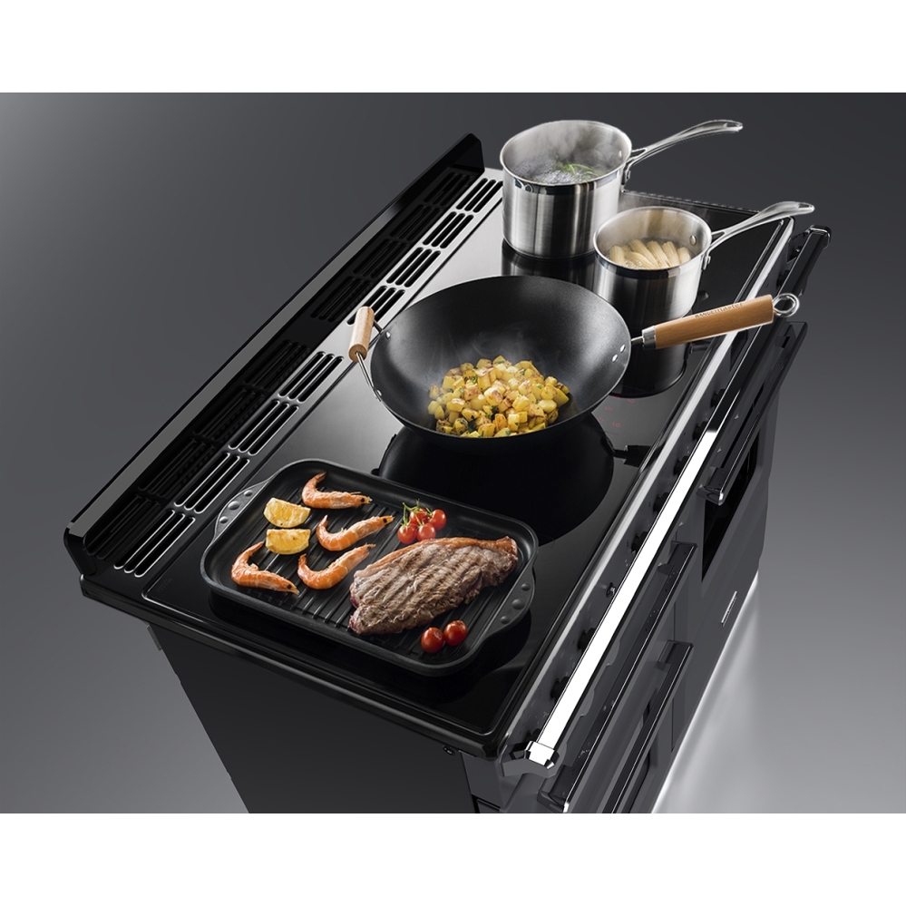 Rangemaster Hob With Griddle Rangemaster CLA90DFFBL/C Classic