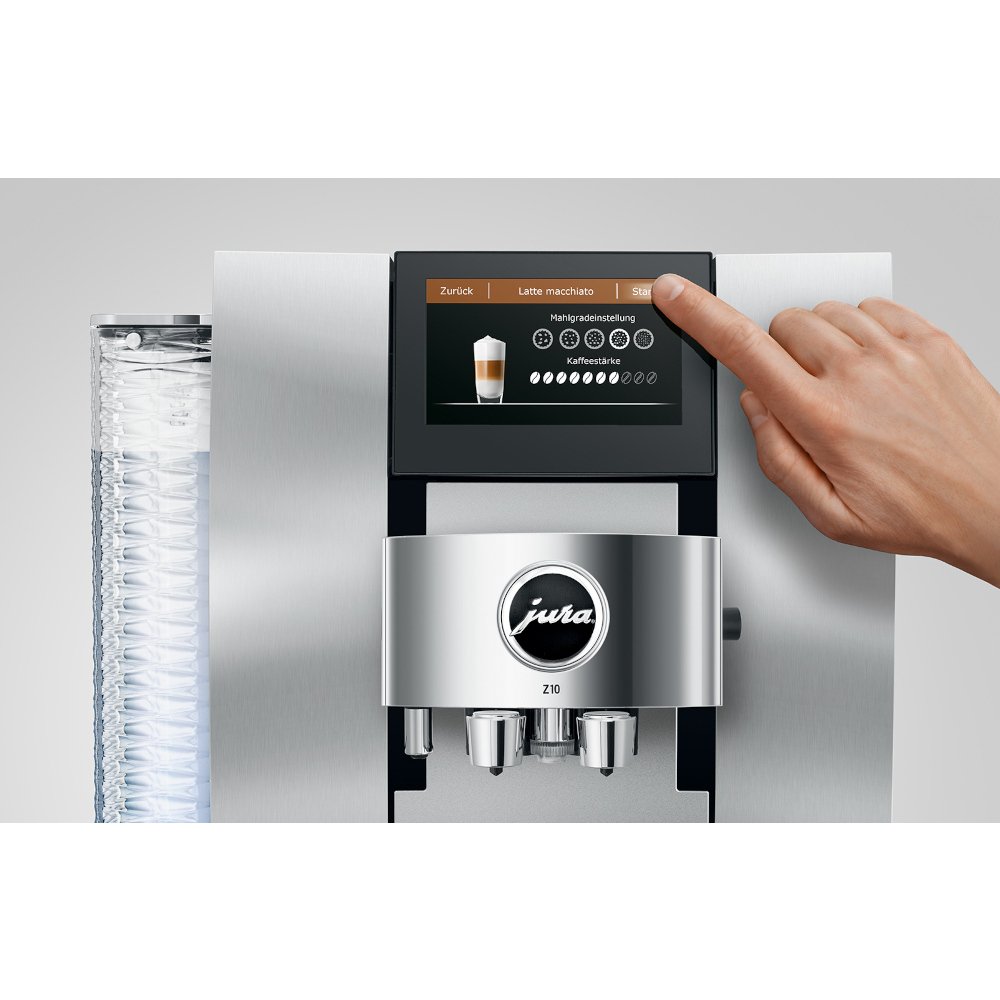 Jura Z10 White Aluminium Coffee Machine
