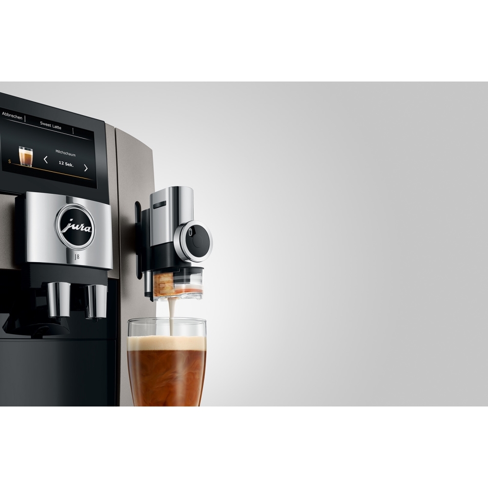 Jura J8 Midnight Silver Coffee Machine