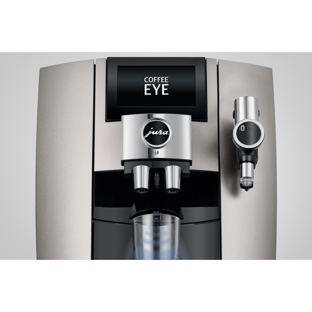 Jura J8 Midnight Silver Coffee Machine