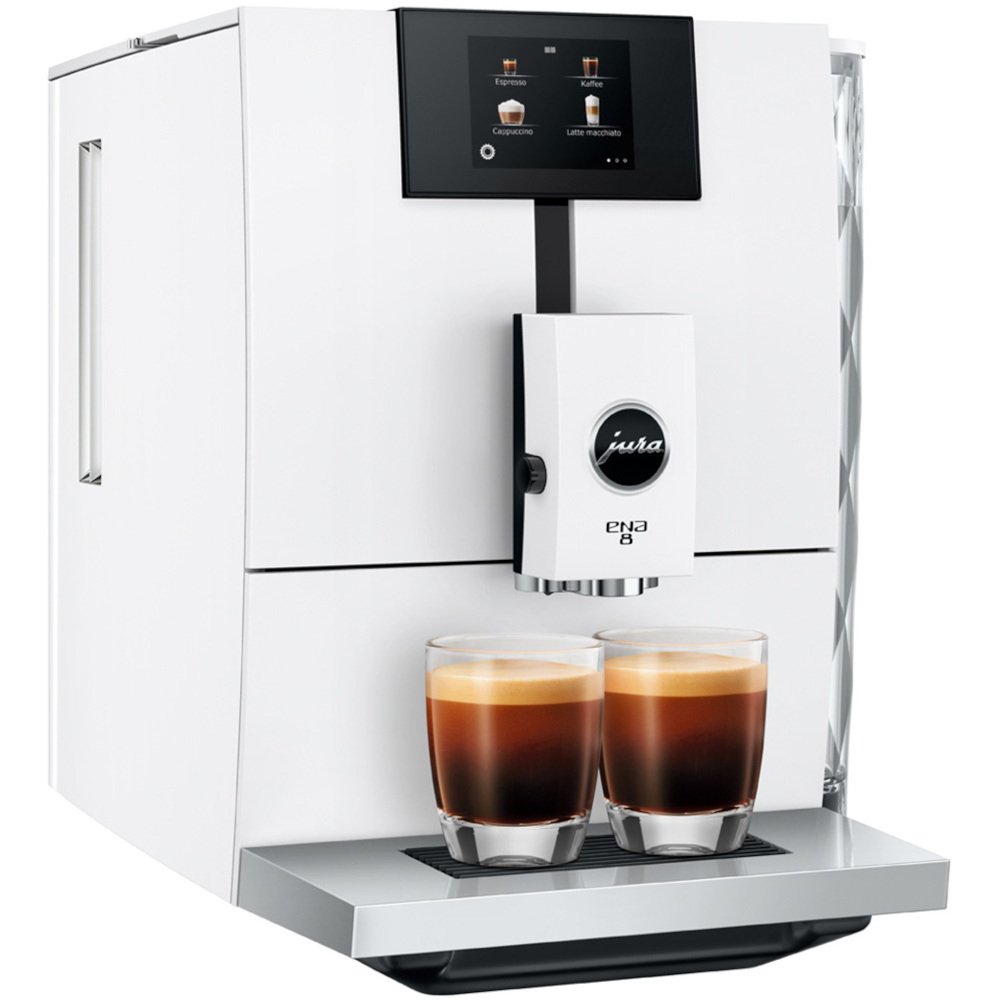 Jura ENA 8 Nordic White Coffee Machine (15509) Marks Electrical