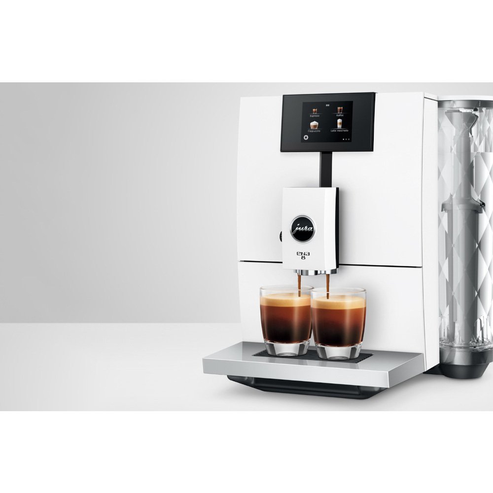 Jura ENA 8 Nordic White Coffee Machine (15509) Marks Electrical