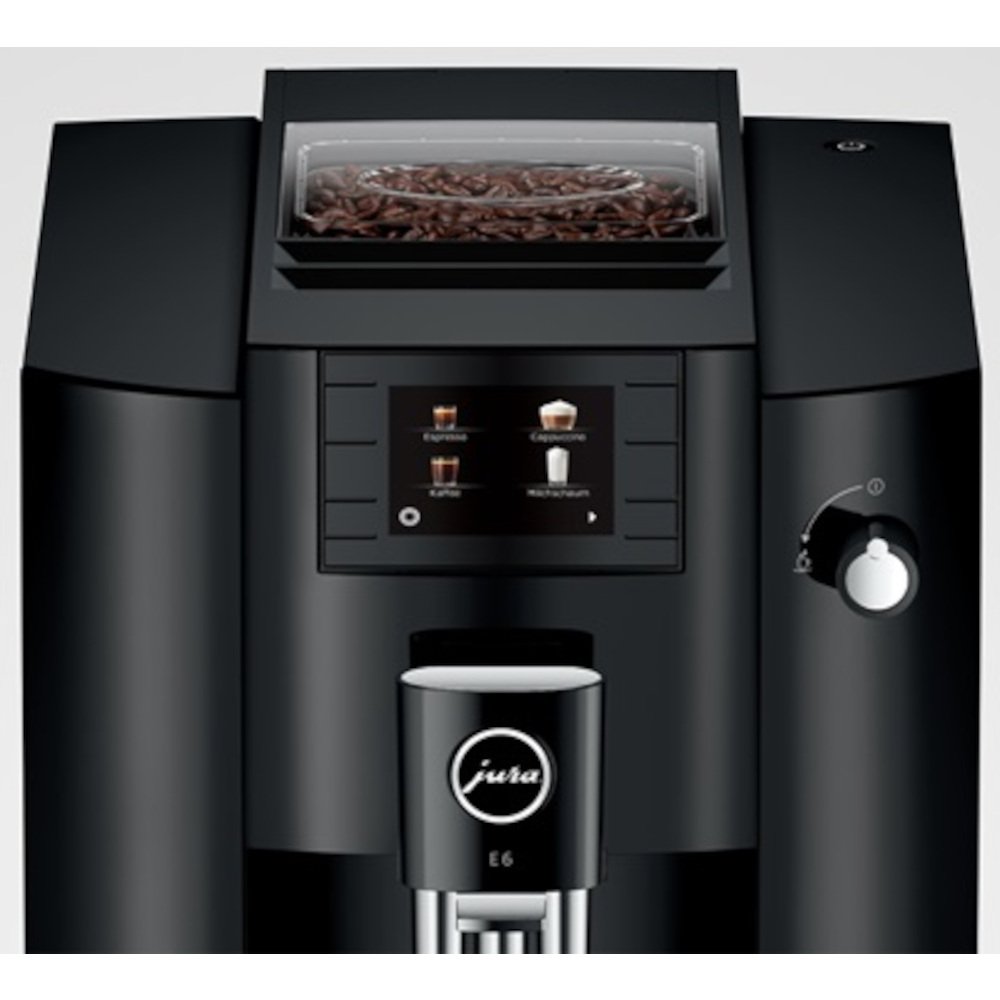 Jura E6 Piano Black Coffee Machine (15511) Marks Electrical