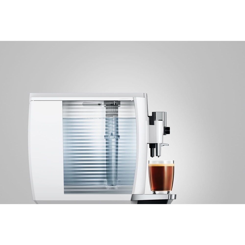 Jura E8 Piano White Coffee Machine