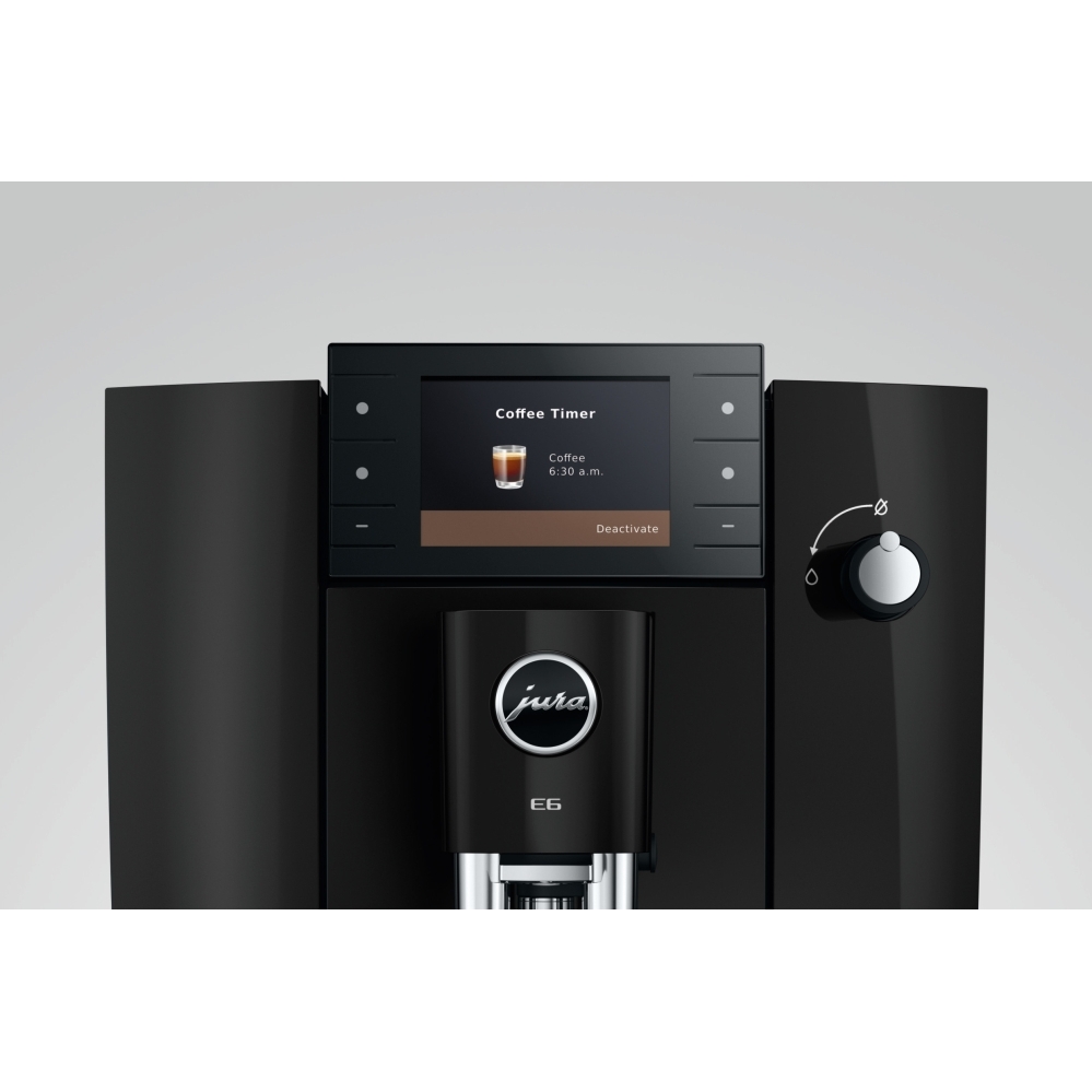 Jura E6 Piano Black Coffee Machine