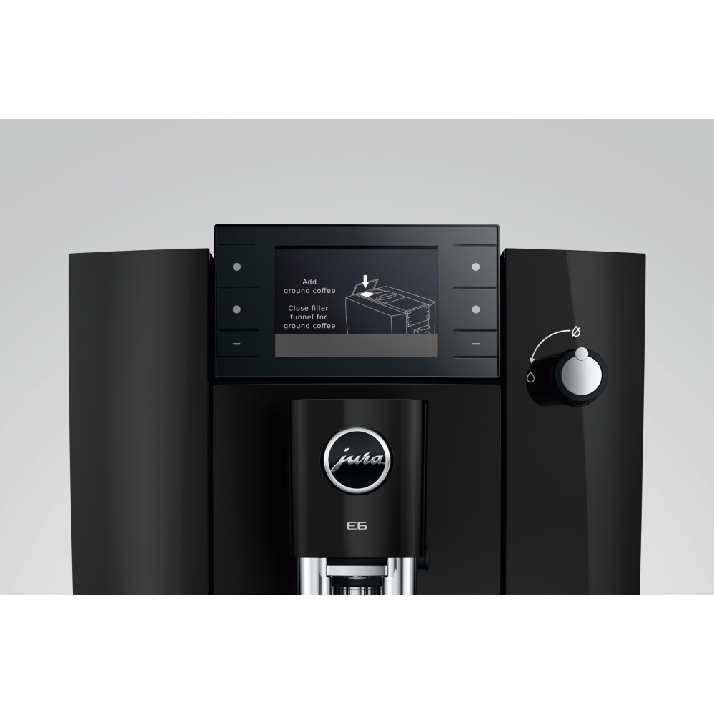 Jura E6 Piano Black Coffee Machine