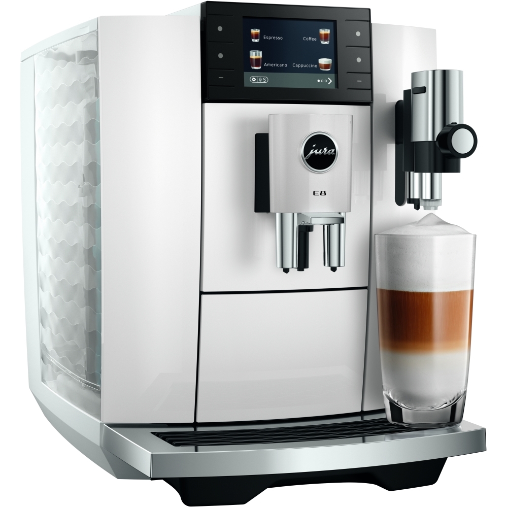 Jura E8 Piano White (INTD) Coffee Machine