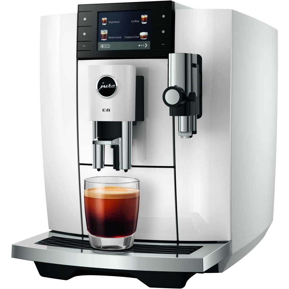 Jura E8 Piano White (INTD) Coffee Machine