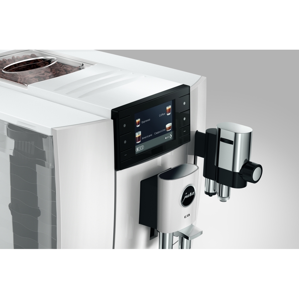 Jura E8 Piano White (INTD) Coffee Machine