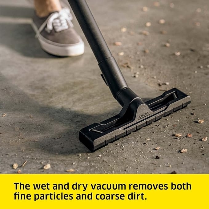 Karcher WD2PLUS Cylinder Vacuum Cleaner, Yellow