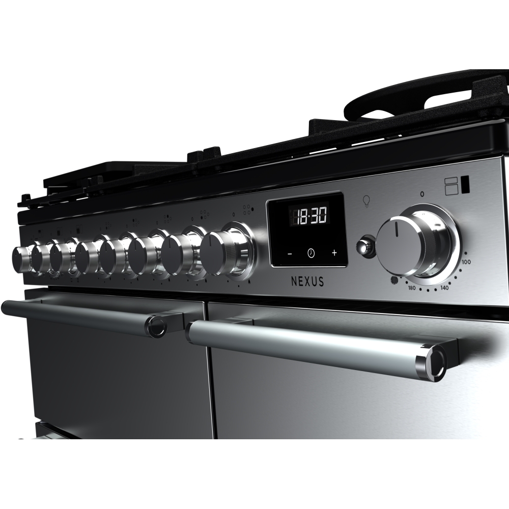 Rangemaster NEX90DFSTST/CM1 90cm Dual Fuel Range Cooker