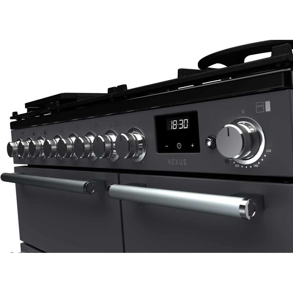 Rangemaster NEX90DFPSLT/CM1 90cm Dual Fuel Range Cooker