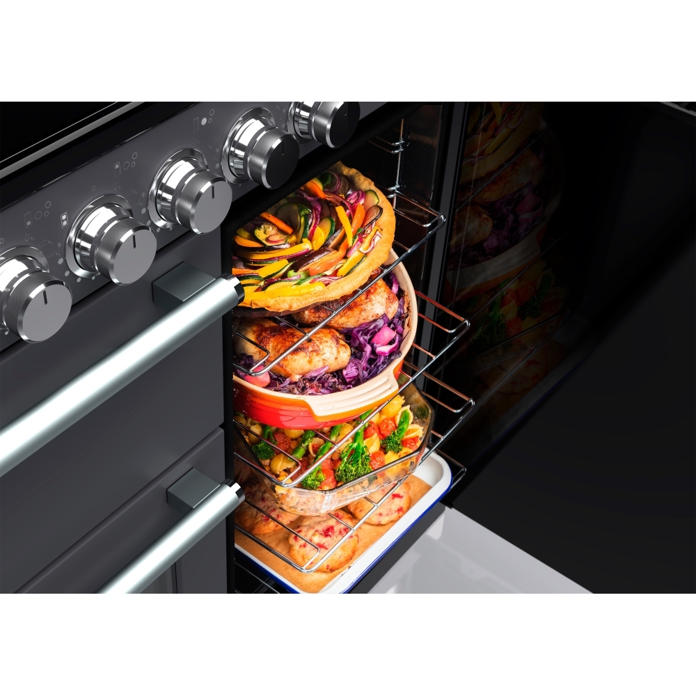 Rangemaster NEX90DFPSLT/CM1 90cm Dual Fuel Range Cooker