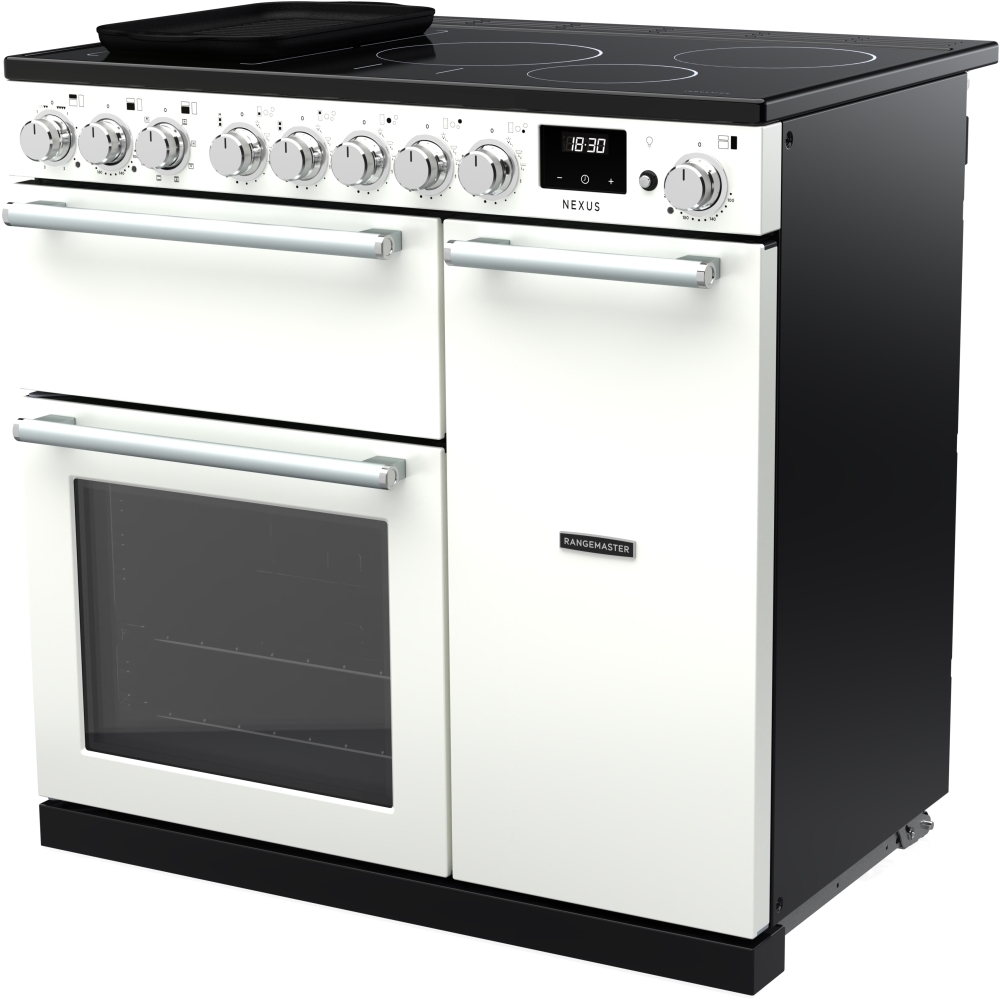 Rangemaster NEX90EIPWHT/CM1 90cm Induction Range Cooker
