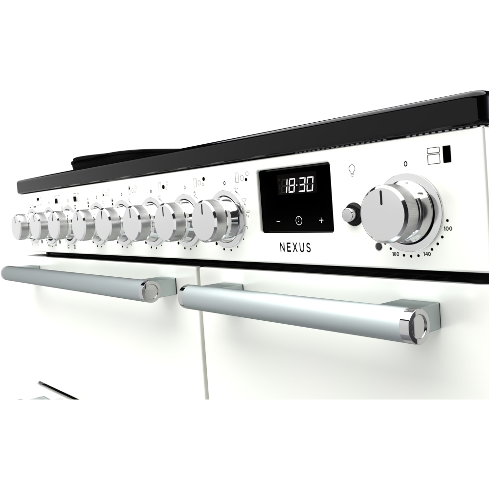 Rangemaster NEX90EIPWHT/CM1 90cm Induction Range Cooker