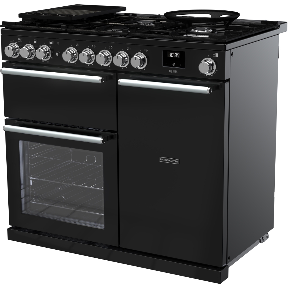 Rangemaster NEX100DFPGBL/CM1 100cm Dual Fuel Range Cooker