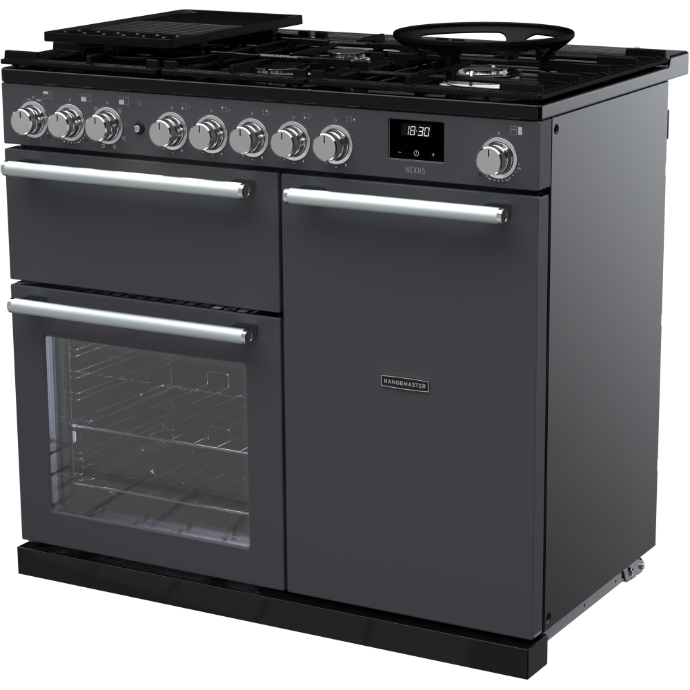 Rangemaster NEX100DFPSLT/CM1 100cm Dual Fuel Range Cooker