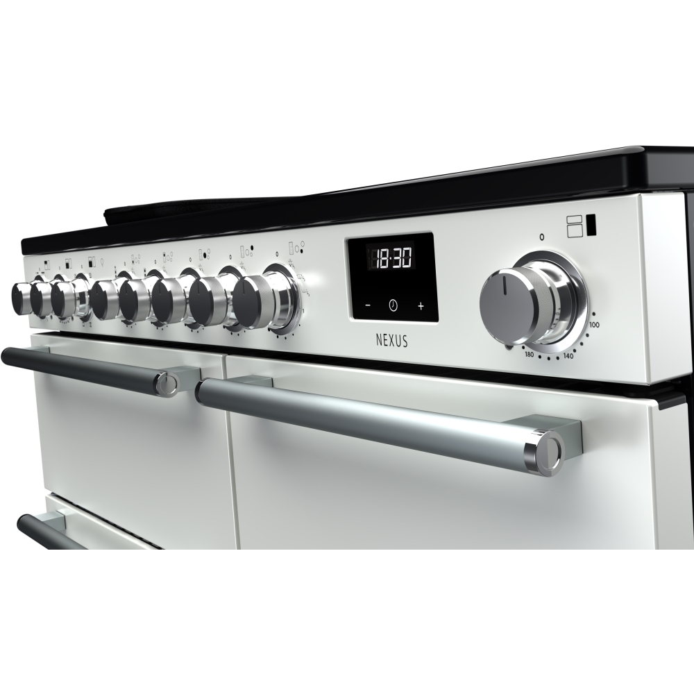 Rangemaster NEX100EIPWHT/CM1 100cm Induction Range Cooker