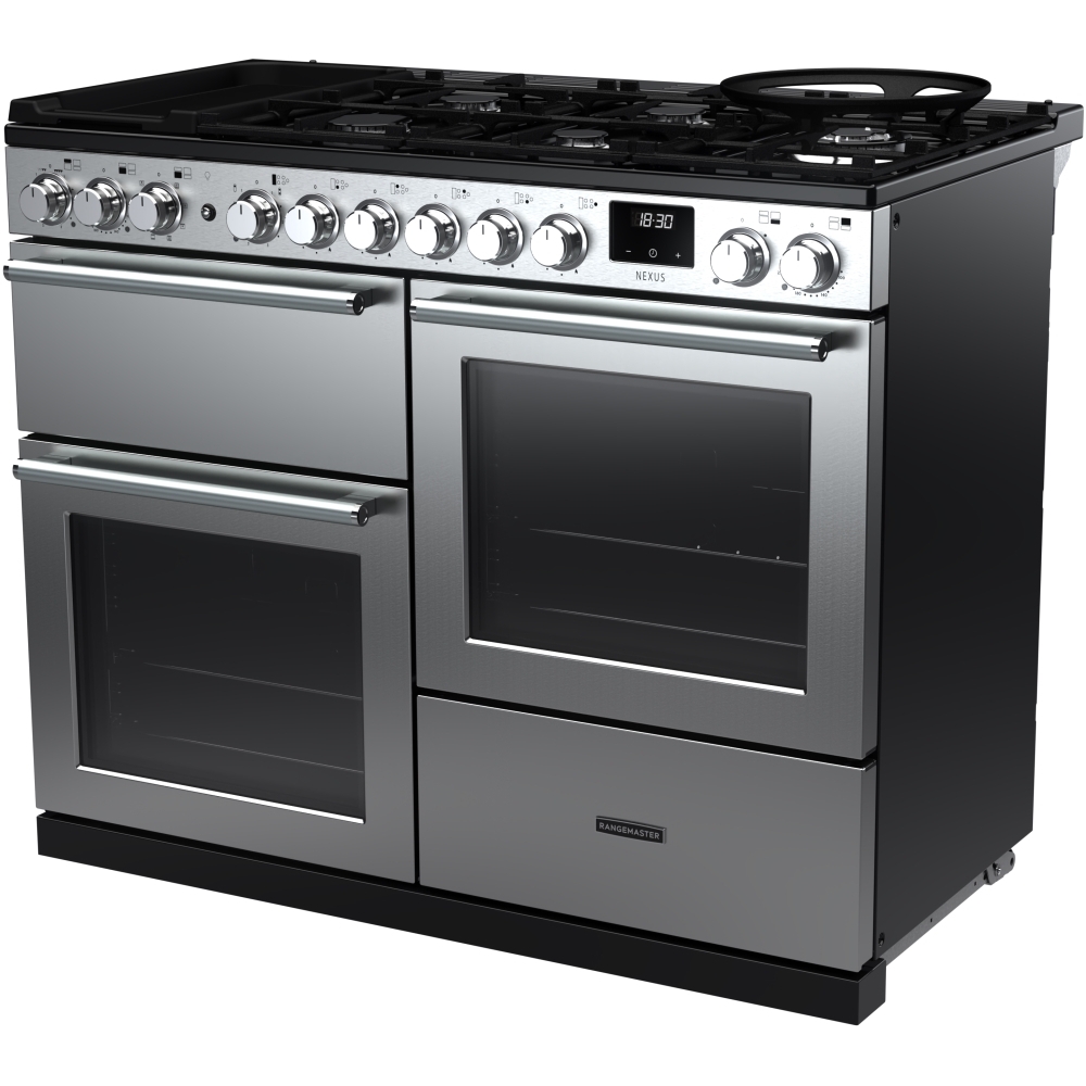 Rangemaster NEXO110DFSTST/CM1 110cm Dual Fuel Range Cooker