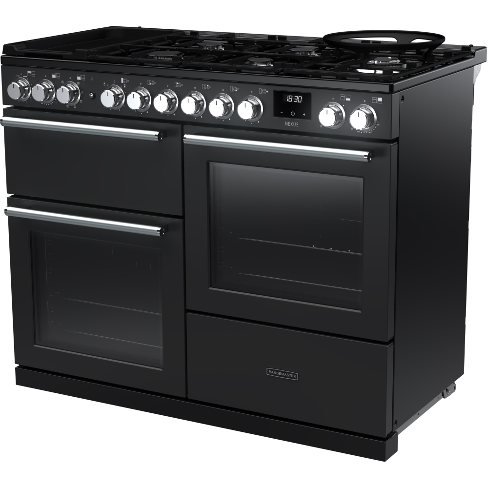 Rangemaster NEXO110DFPCBL/CM1 110cm Dual Fuel Range Cooker
