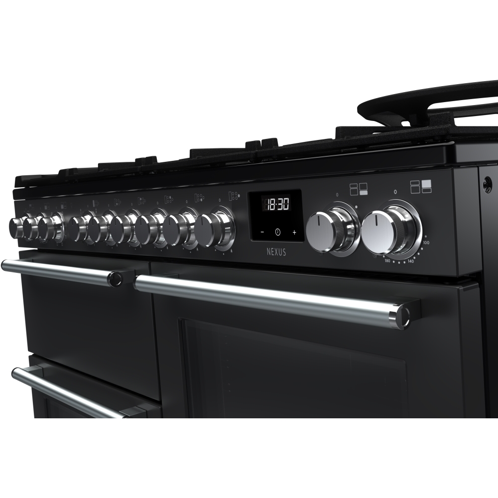 Rangemaster NEXO110DFPCBL/CM1 110cm Dual Fuel Range Cooker