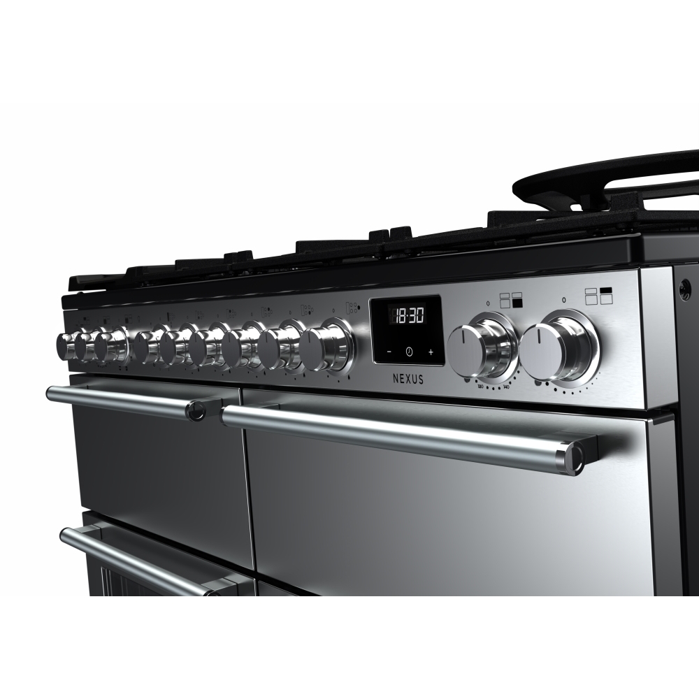 Rangemaster NEXB110DFSTST/CM1 110cm Dual Fuel Range Cooker