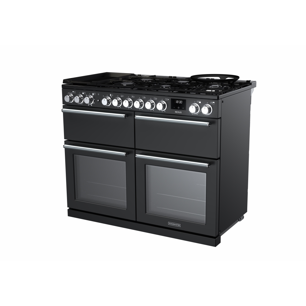 Rangemaster NEXB110DFPCBL/CM1 110cm Dual Fuel Range Cooker