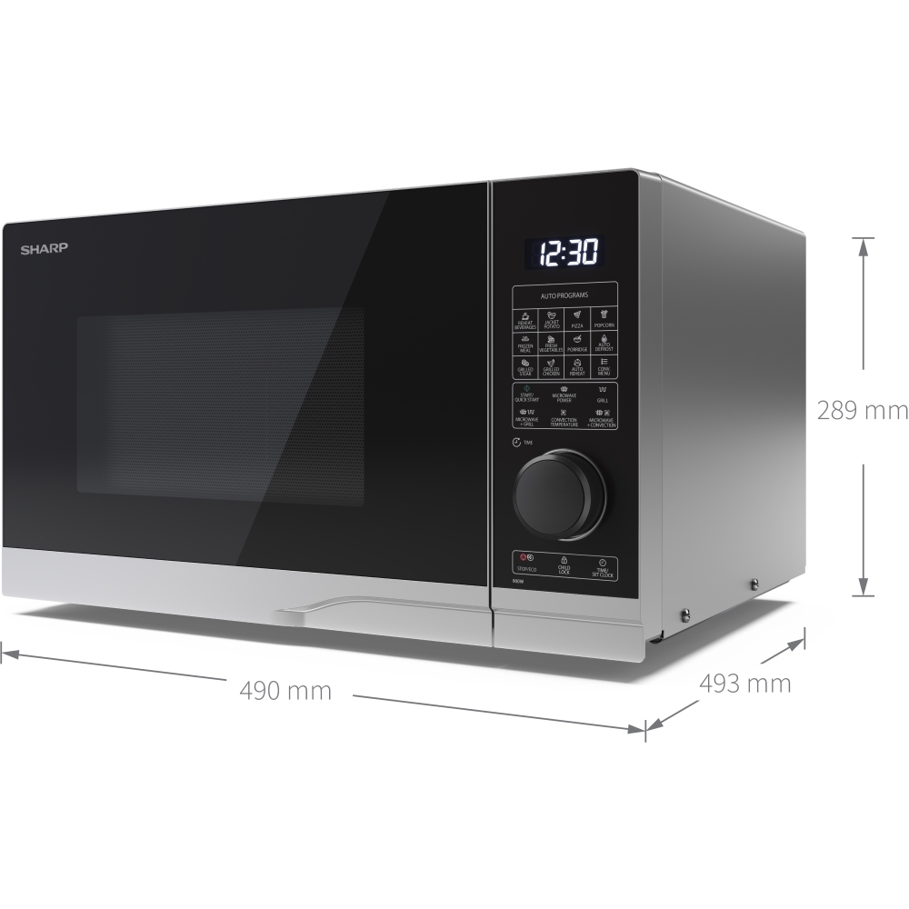 Sharp YC-PC254AU-S Combination Microwave, Silver