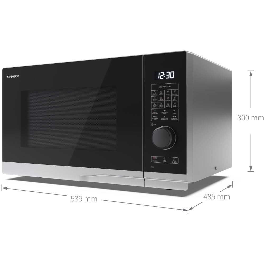 Sharp YC-PC284AU-S Combination Microwave, Silver