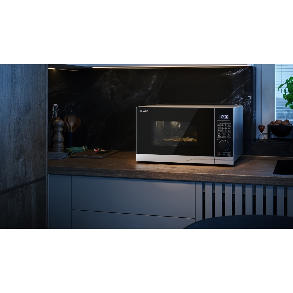 Sharp YC-PC284AU-S Combination Microwave, Silver