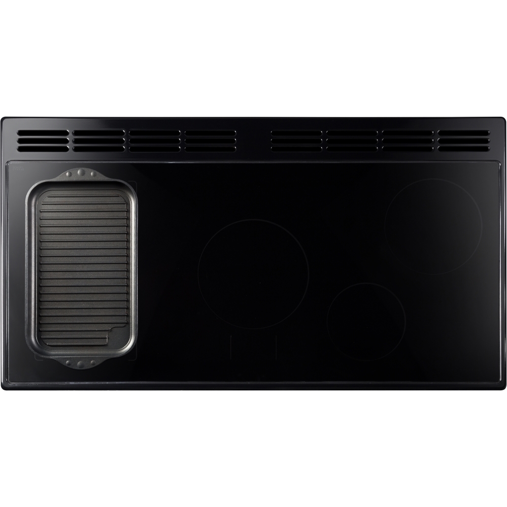 Rangemaster CLDLB110EIPMGR/AB1 110cm Induction Range Cooker Classic Deluxe Mineral Green / Antique Brass, A Rated