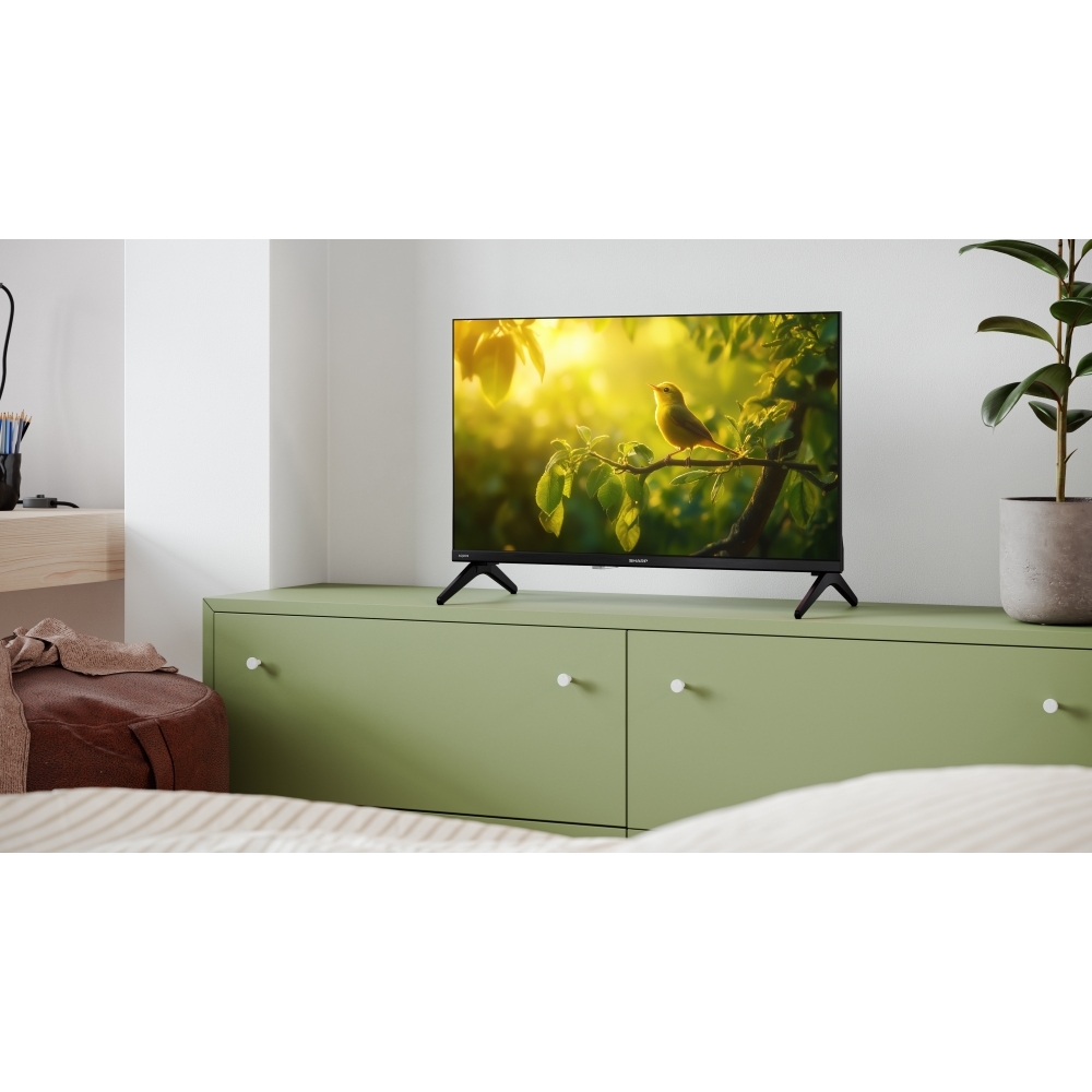 Sharp 1T-C24HE2245KB 24" LED Smart Television, HD Ready, Black, E Rated