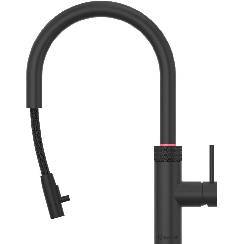 Quooker 2.0FXRBLK Flex Round Tap (Tap Only), Black