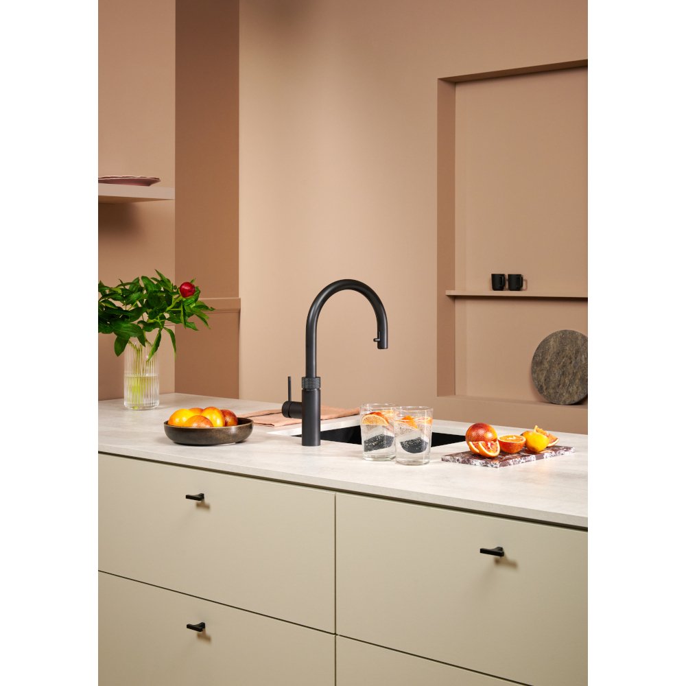 Quooker 2.0FXRBLK Flex Round Tap (Tap Only), Black