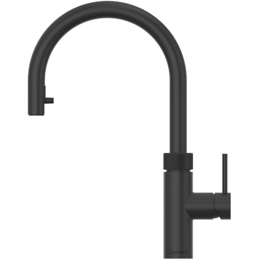 Quooker 2.0FXRBLK Flex Round Tap (Tap Only), Black