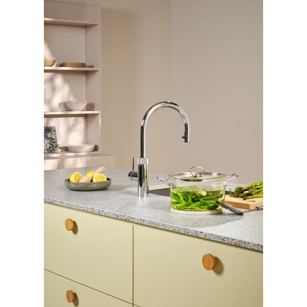 Quooker 2.0FXRCHR Flex Round Tap (Tap Only), Chrome