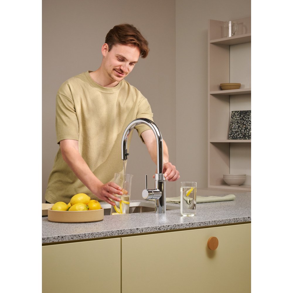 Quooker 2.0FXRCHR Flex Round Tap (Tap Only), Chrome