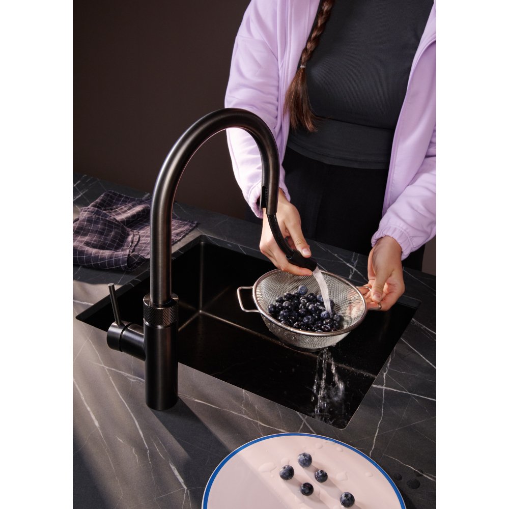 Quooker 2.0FXRGME Flex Round Tap (Tap Only), Gunmetal