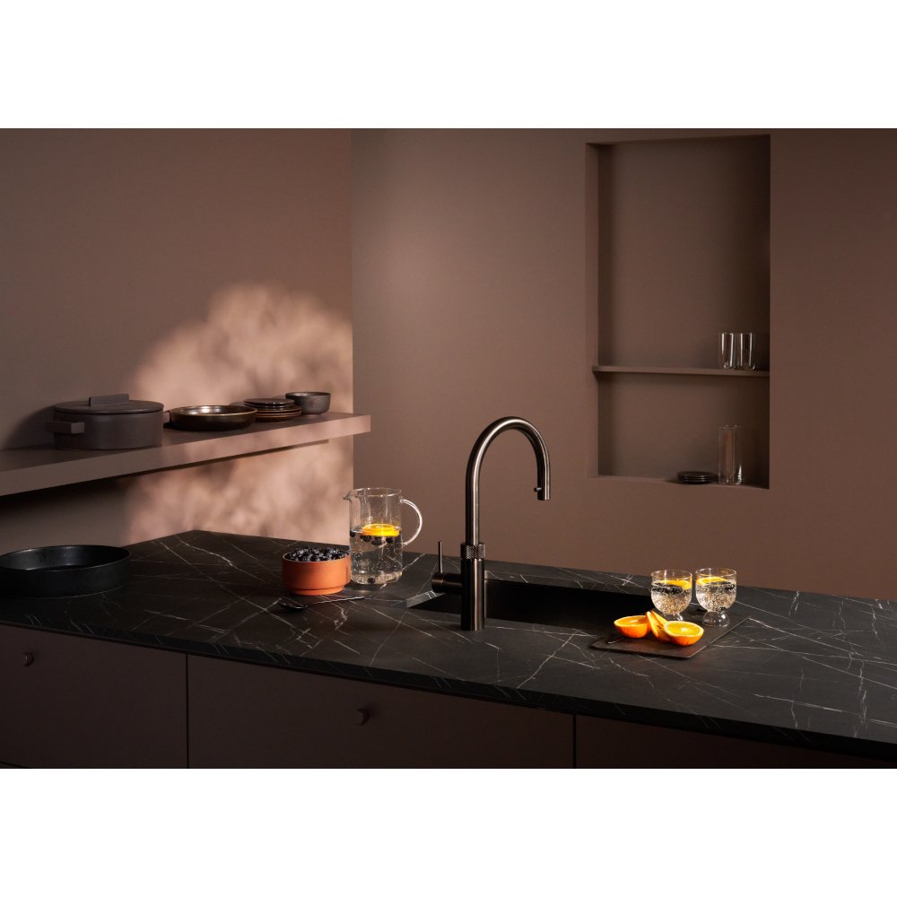 Quooker 2.0FXRGME Flex Round Tap (Tap Only), Gunmetal