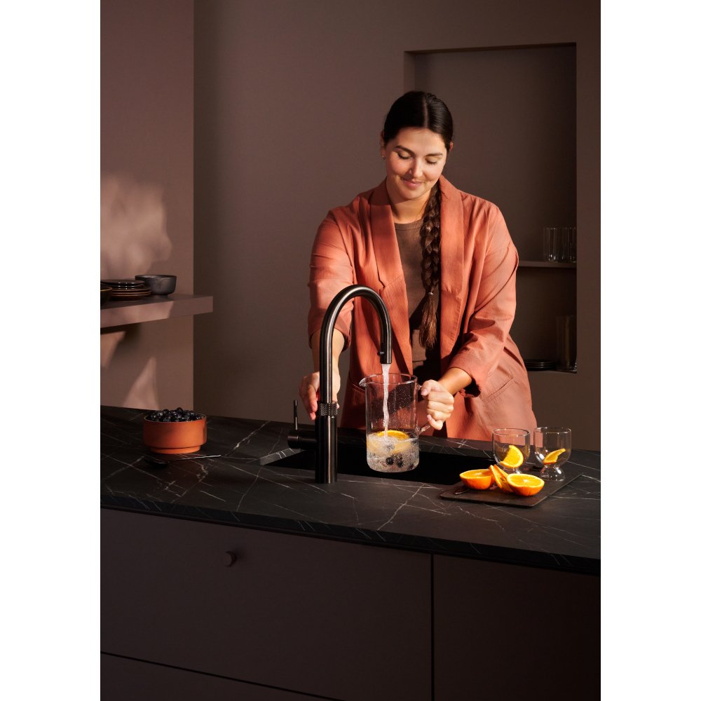 Quooker 2.0FXRGME Flex Round Tap (Tap Only), Gunmetal