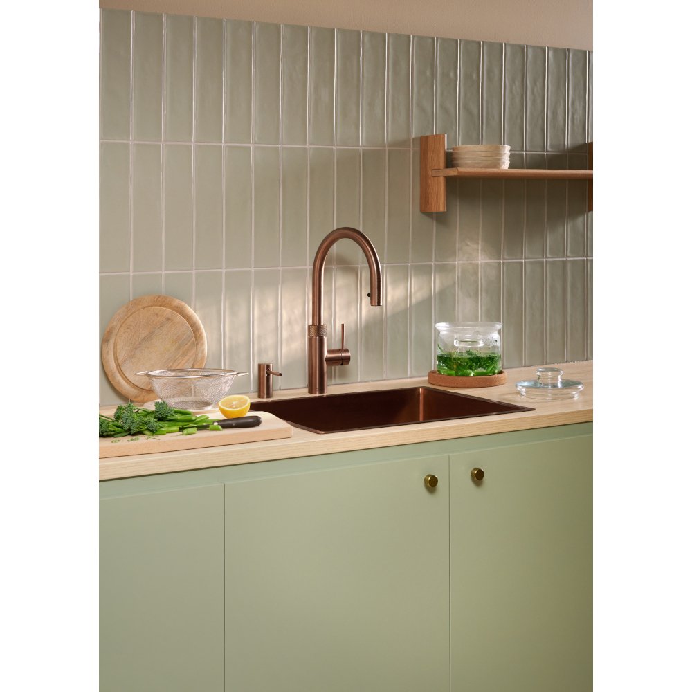Quooker 2.0FXRRCO Flex Round Tap (Tap Only), Rose Copper