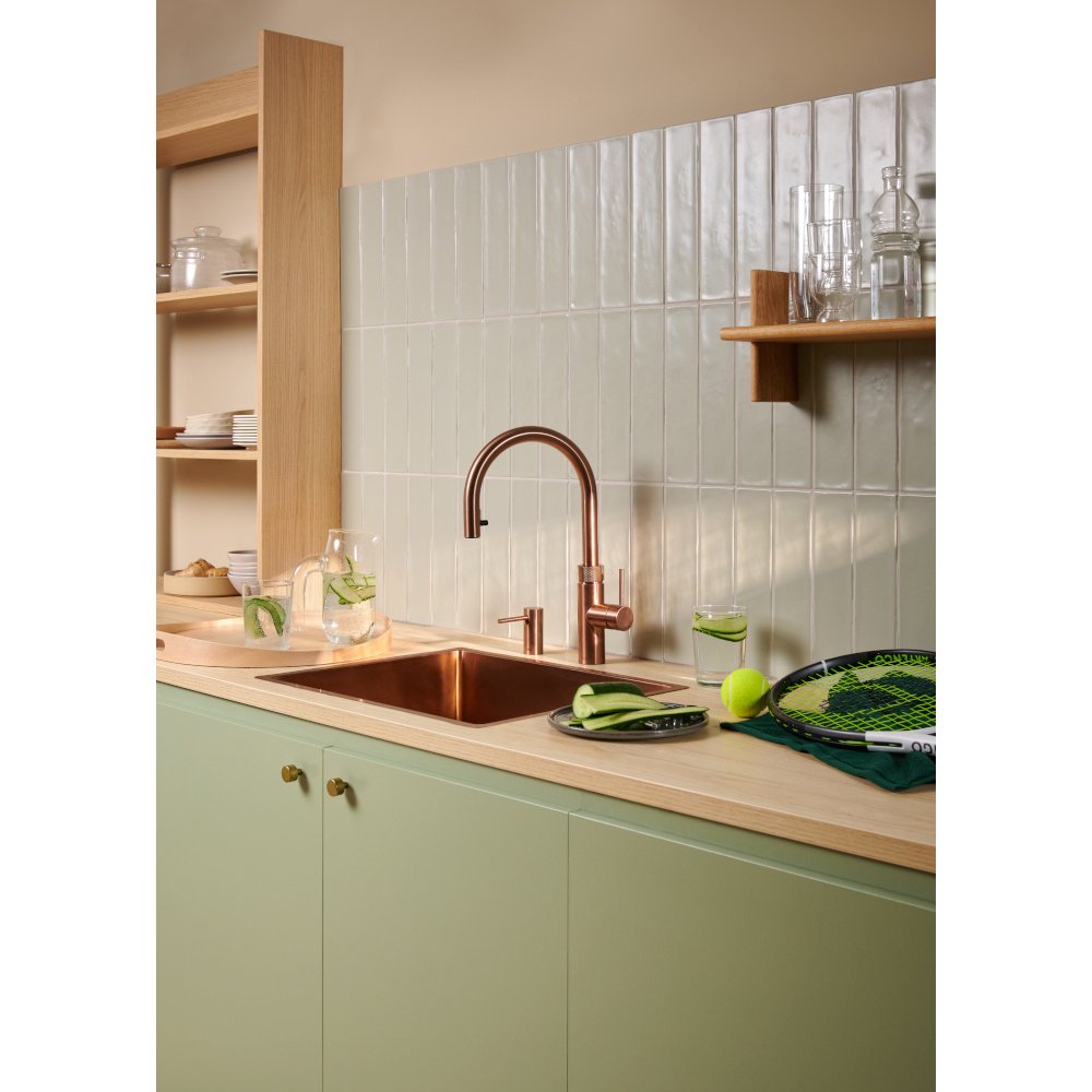 Quooker 2.0FXRRCO Flex Round Tap (Tap Only), Rose Copper