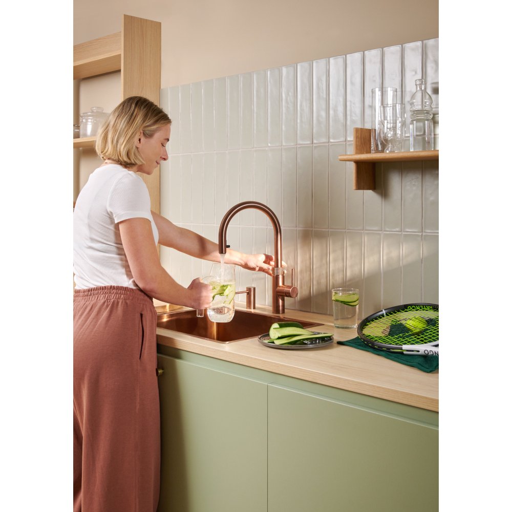 Quooker 2.0FXRRCO Flex Round Tap (Tap Only), Rose Copper