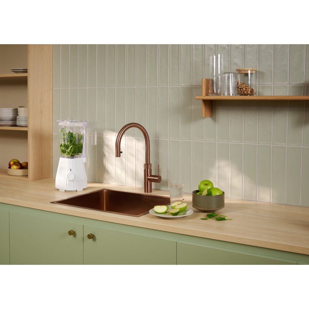 Quooker 2.0FXRRCO Flex Round Tap (Tap Only), Rose Copper