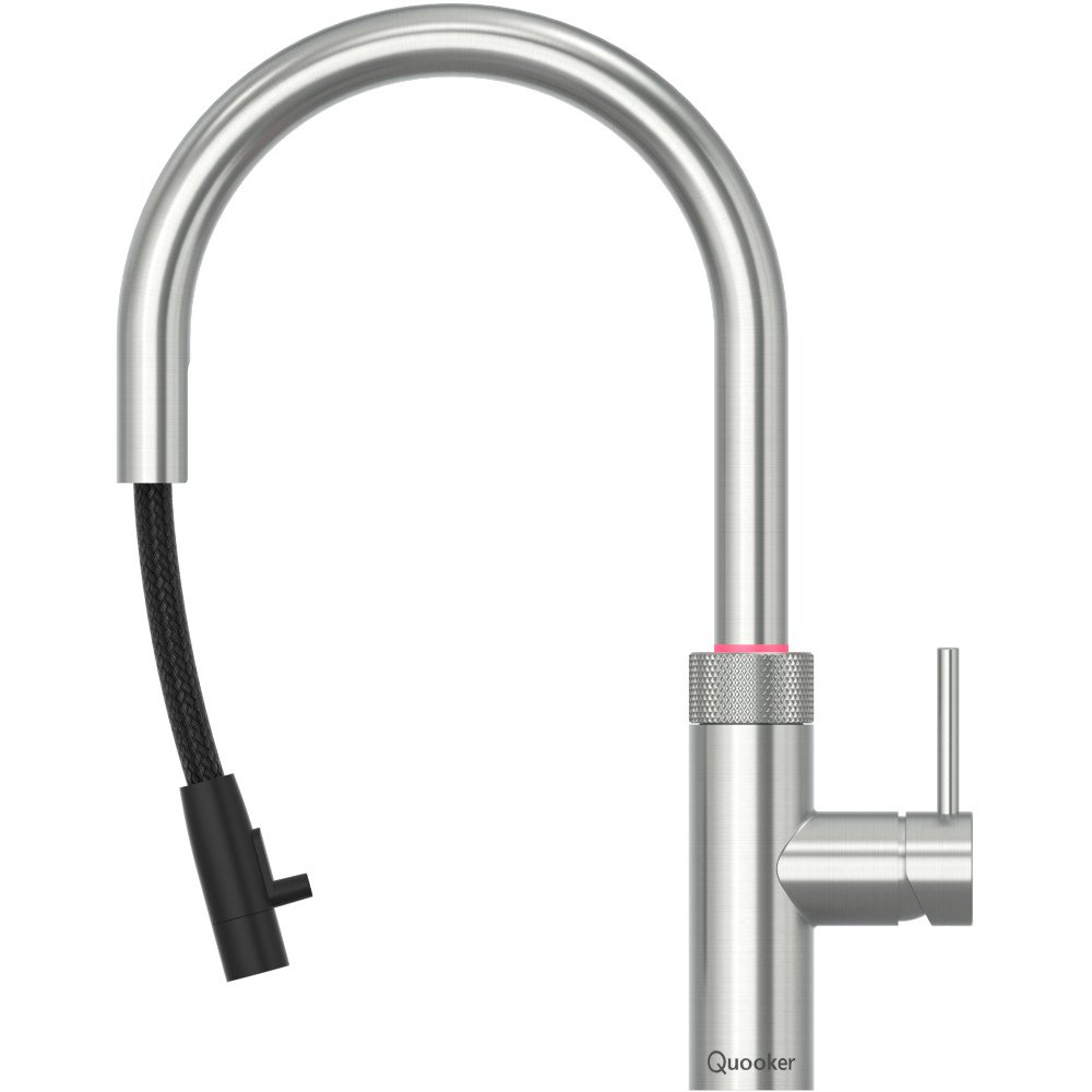 Quooker 2.0FXRSST Flex Round Tap (Tap Only), Stainless Steel