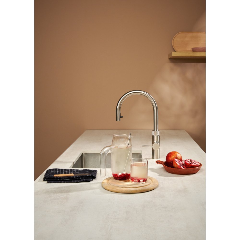 Quooker 2.0FXRSST Flex Round Tap (Tap Only), Stainless Steel