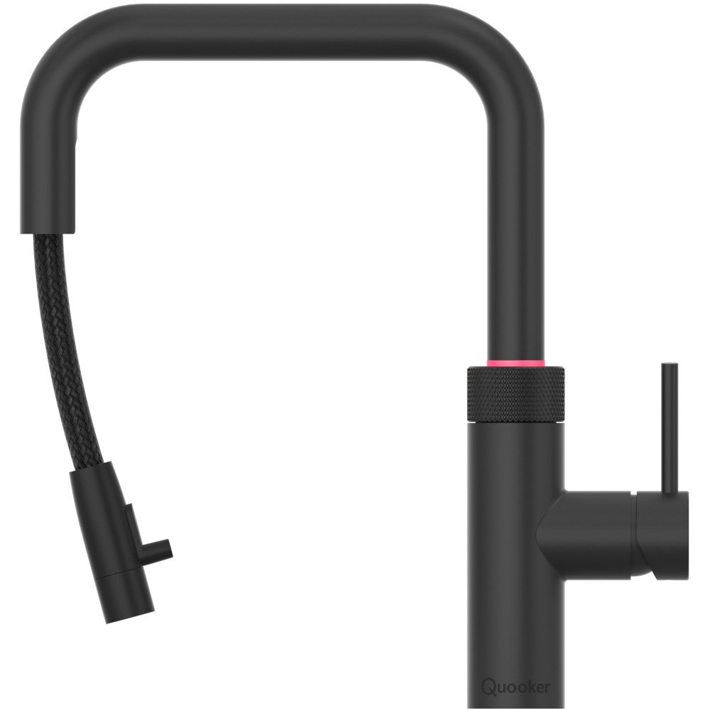 Quooker 2.0FXSBLK Flex Square Tap (Tap Only), Black